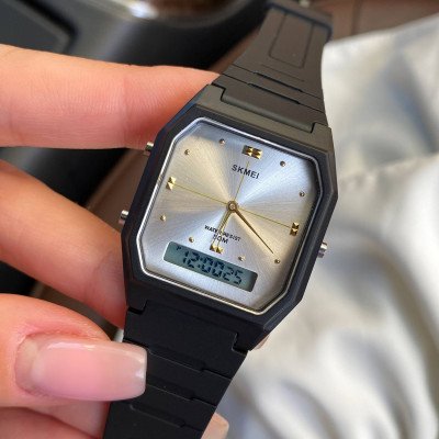 Skmei 1604BKSI Silver-Black