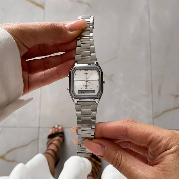 Мужские часы Skmei 1612SI Silver фото 3