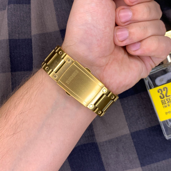 Мужские часы Skmei 1456GD Gold фото 6