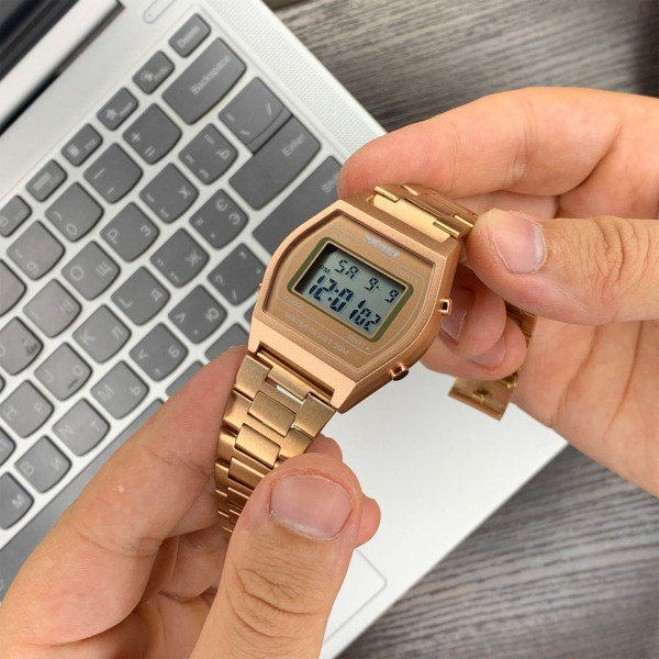 Наручний годинник Skmei 1328RGWT Rose Gold-White фото 3