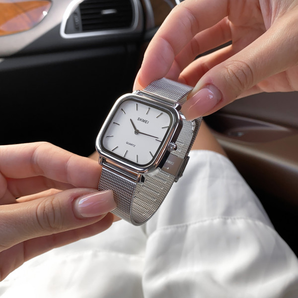 Жіночий годинник Skmei 1555SSI Silver фото 5