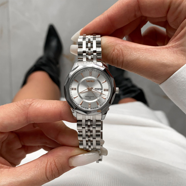 Женские часы Skmei 9264SISI Silver-Silver фото 3