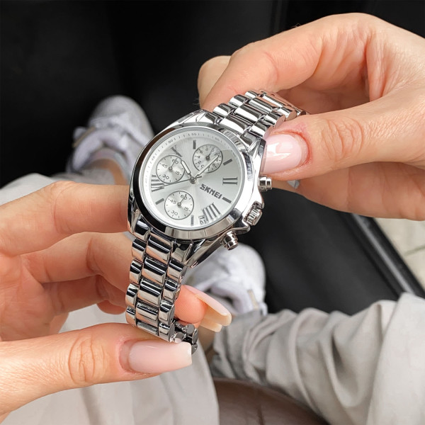 Женские часы Skmei 1897SI Silver фото 3