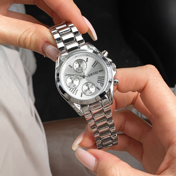Женские часы Skmei 1897SI Silver фото 4