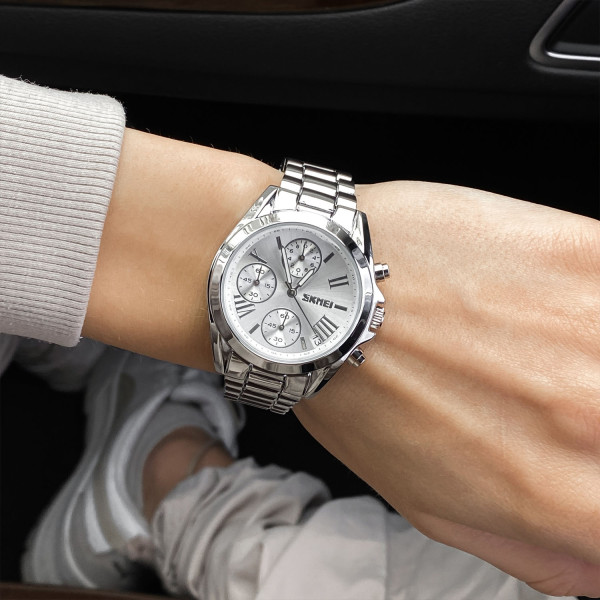Жіночий годинник Skmei 1897SI Silver фото 7
