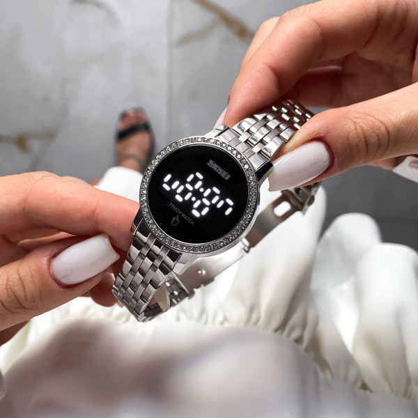 Женские часы Skmei 1669SI Silver фото 4