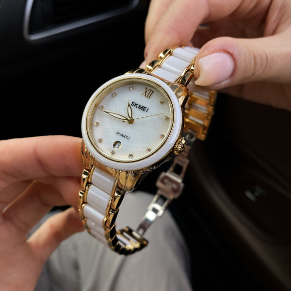 Женские часы Skmei 2175GD Gold фото 5