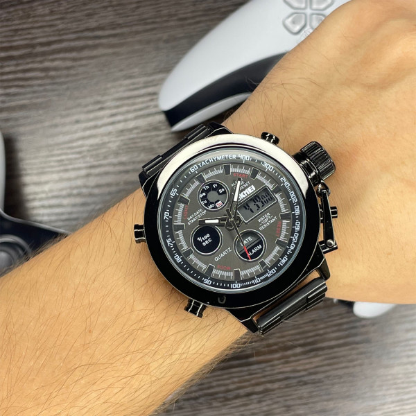 Мужские часы Skmei 1515BK Black фото 3