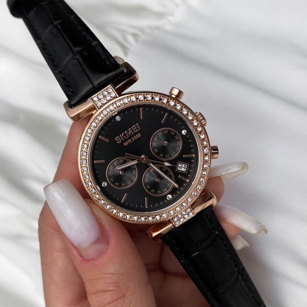 Женские часы Skmei 2089RGBK Rose Gold-Black фото 4