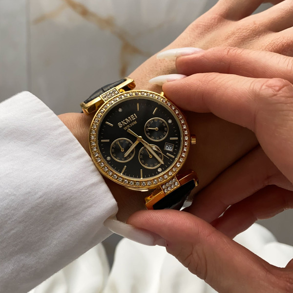 Женские часы Skmei 2089GDBK Gold-Black фото 6