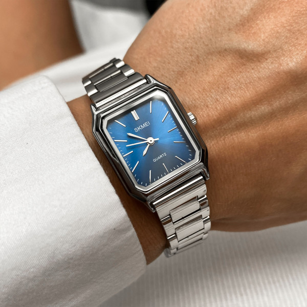 Жіночий годинник Skmei 2237SIBU Silver-Blue фото 7