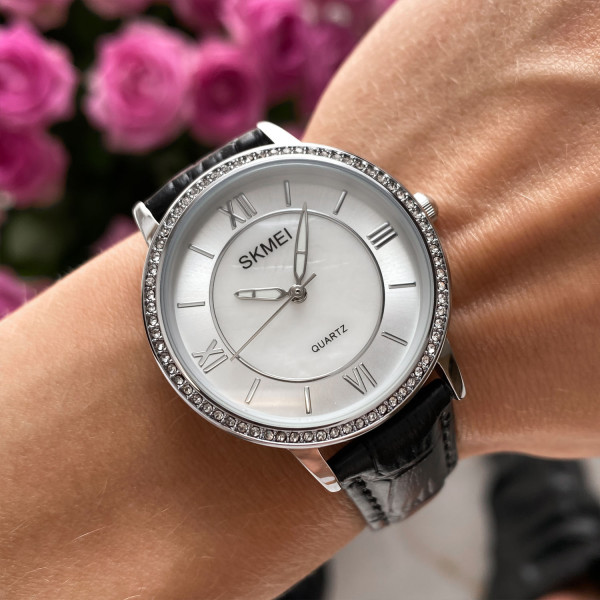 Женские часы Skmei 2253SIBK Silver-Black фото 5