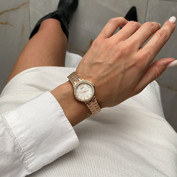 Женские часы Skmei Q030RG Rose Gold фото 6