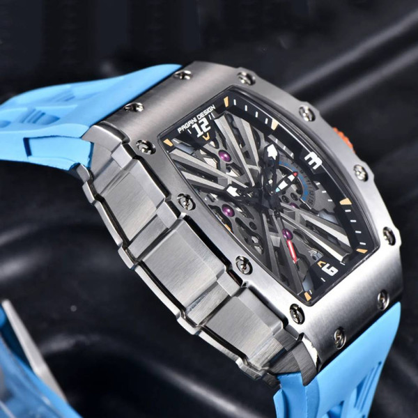 Мужские часы Pagani Design PD-1738 Silver-Blue фото 4