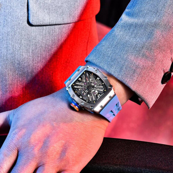 Мужские часы Pagani Design PD-1738 Silver-Blue фото 5