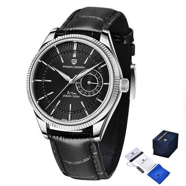 Мужские часы Pagani Design PD-1689 Silver-Black фото 1