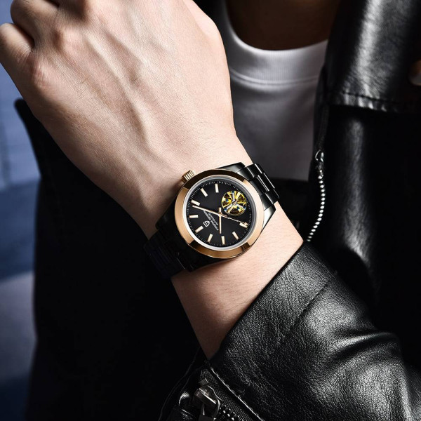 Чоловічий годинник Pagani Design PD-1658 Gold-Black фото 4