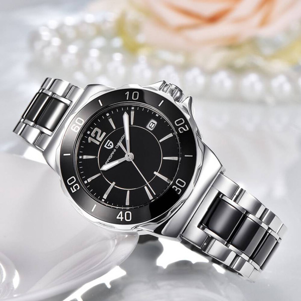 Женские часы Pagani Design CX-2555 Silver-Black фото 3