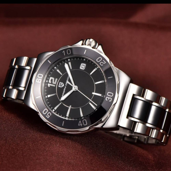 Женские часы Pagani Design CX-2555 Silver-Black фото 4