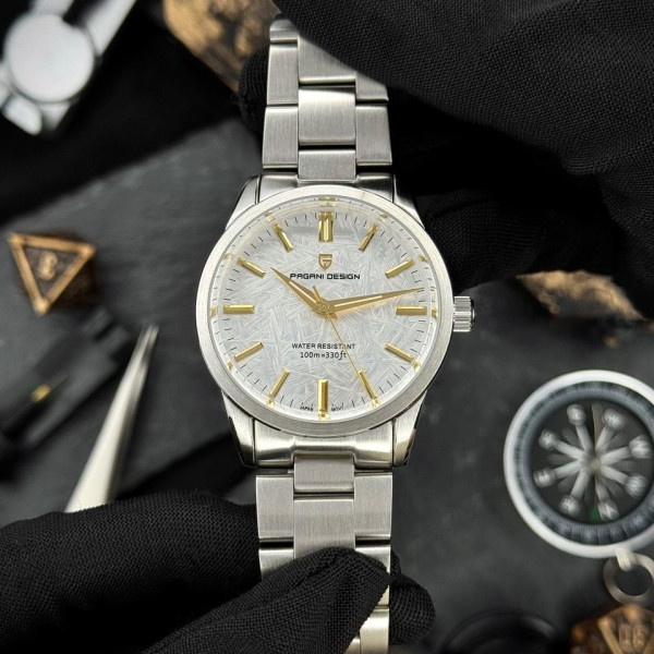 Чоловічий годинник Pagani Design PD-1734 Silver-White фото 4