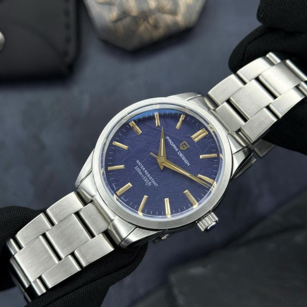 Мужские часы Pagani Design PD-1734 Silver-Blue фото 8