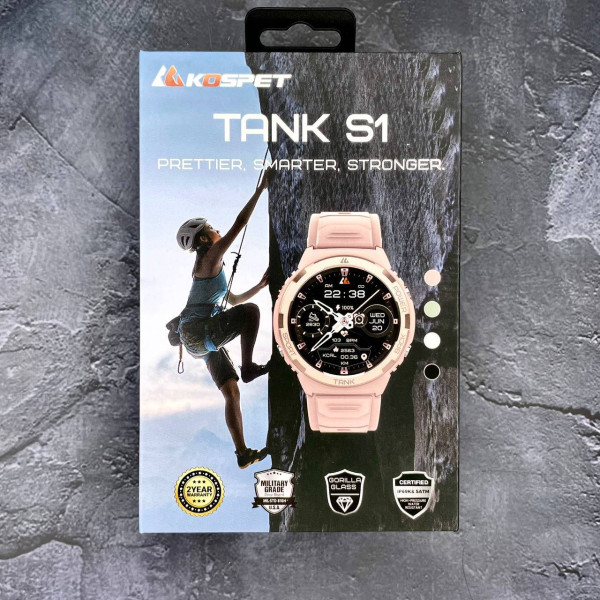 Спортивний Розумний Годинник Kospet Tank S1 Black + Спортивні Режими, Водозахист, Дзвінки фото 19