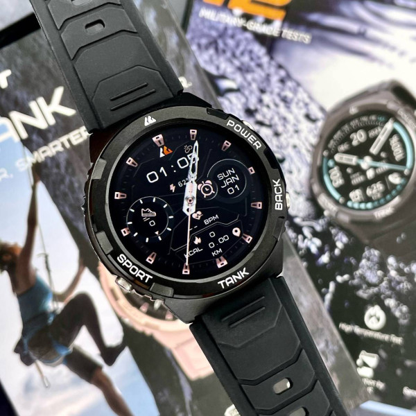 Спортивний Розумний Годинник Kospet Tank S1 Black + Спортивні Режими, Водозахист, Дзвінки фото 21