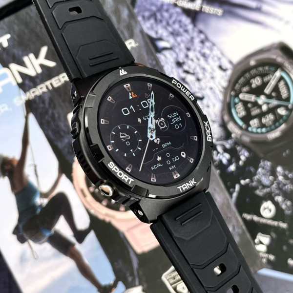 Спортивний Розумний Годинник Kospet Tank S1 Black + Спортивні Режими, Водозахист, Дзвінки фото 22