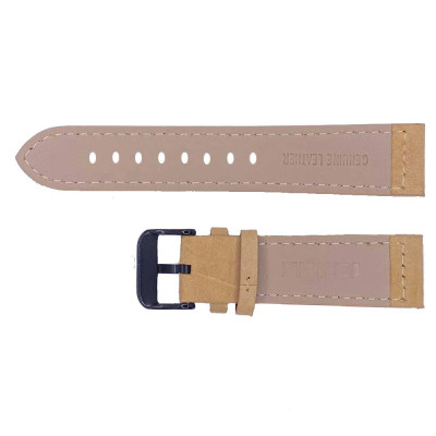 Ремінець для годинника 22 мм Нубук Хакі