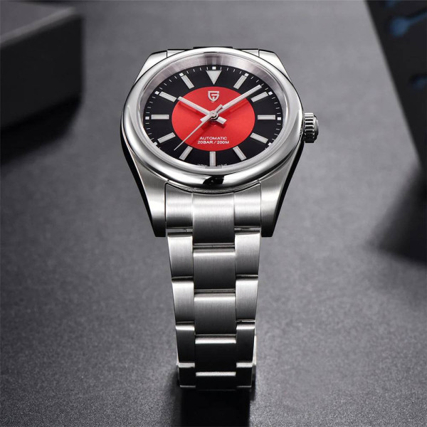 Чоловічий годинник Pagani Design PD-1764 Silver-Red фото 5