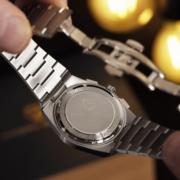 Чоловічий годинник Pagani Design PD-1761 Silver-Blue фото 10