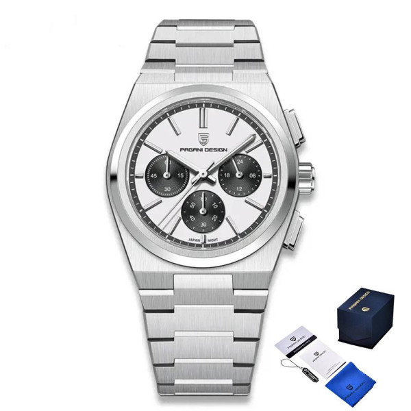 Мужские часы Pagani Design PD-1761 Silver-White фото 1