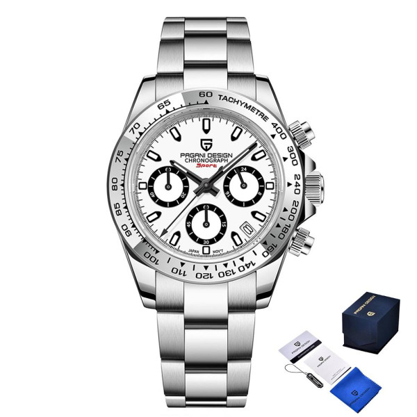 Мужские часы Pagani Design PD-1727 Silver-White фото 1