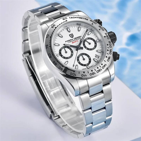 Чоловічий годинник Pagani Design PD-1727 Silver-White фото 5