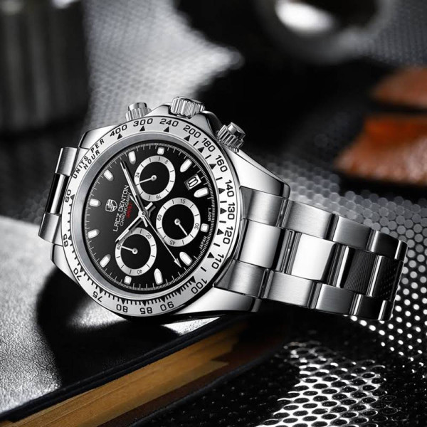 Мужские часы Pagani Design PD-1727 Silver-Black фото 4