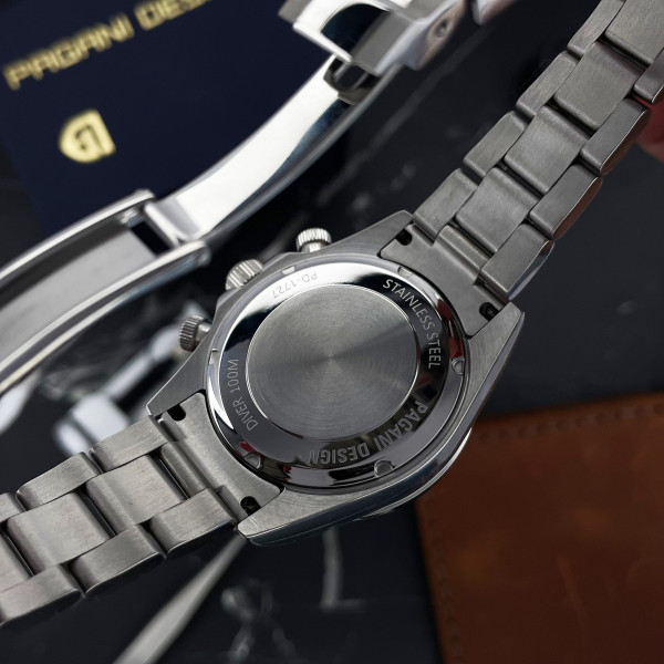 Мужские часы Pagani Design PD-1727 Silver-Black фото 19