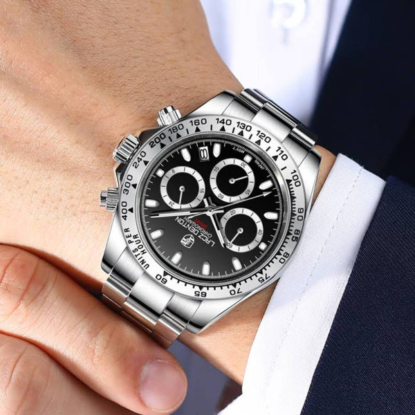 Мужские часы Pagani Design PD-1727 Silver-Black фото 3