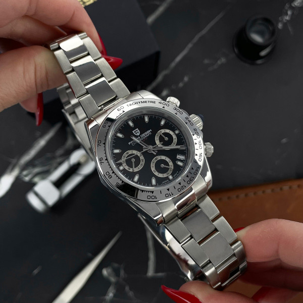 Мужские часы Pagani Design PD-1727 Silver-Black фото 10