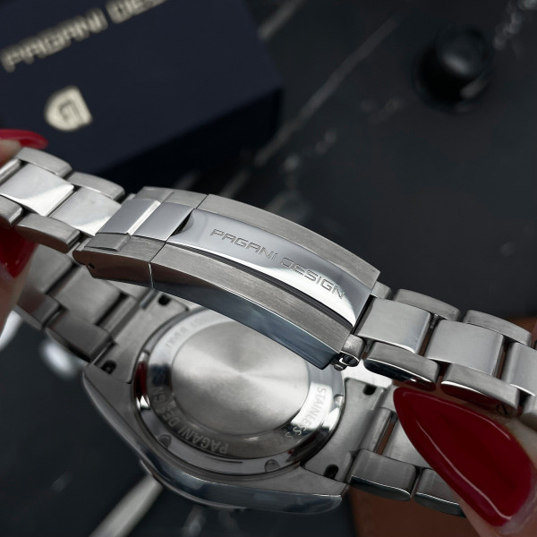 Чоловічий годинник Pagani Design PD-1727 Silver-Black фото 18