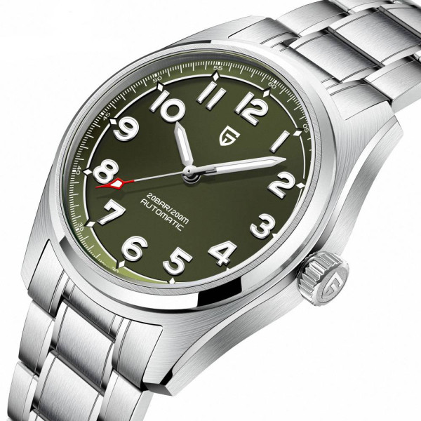 Мужские часы Pagani Design PD-1717 Silver-Green фото 3