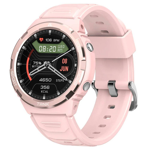 Спортивний Розумний Годинник з Компасом Kospet Tank S1 Pink + Спортивні Режими, Водозахист, Дзвінки, Пульсометр фото 1