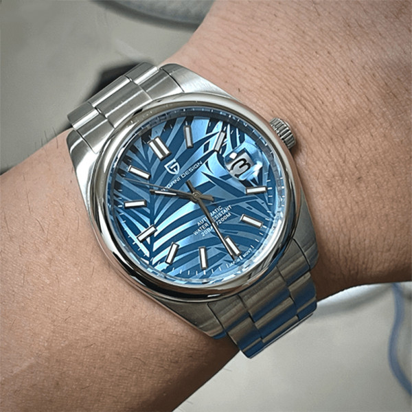 Мужские часы Pagani Design PD-1715 Silver-Blue фото 3