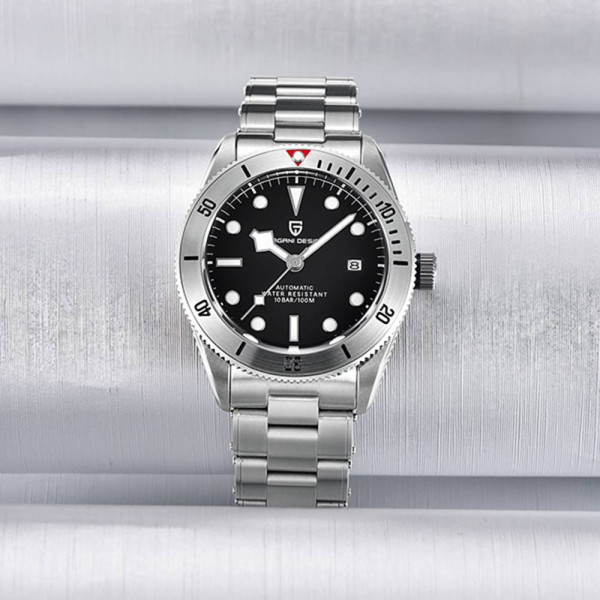 Чоловічий годинник Pagani Design PD-1709 Silver-Black фото 5