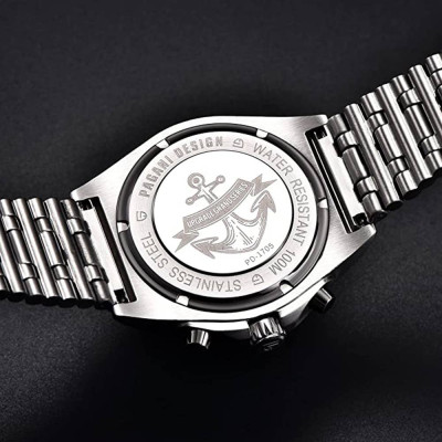 Pagani Design PD-1705-1 Silver-Black Steel