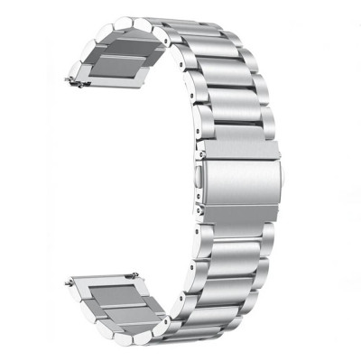Браслет стальной для Смарт часов Silver
