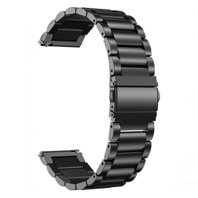 Браслет сталевий для Смарт годинників Black