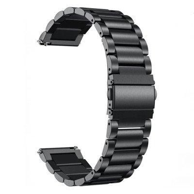 Браслет стальной для Смарт часов Black