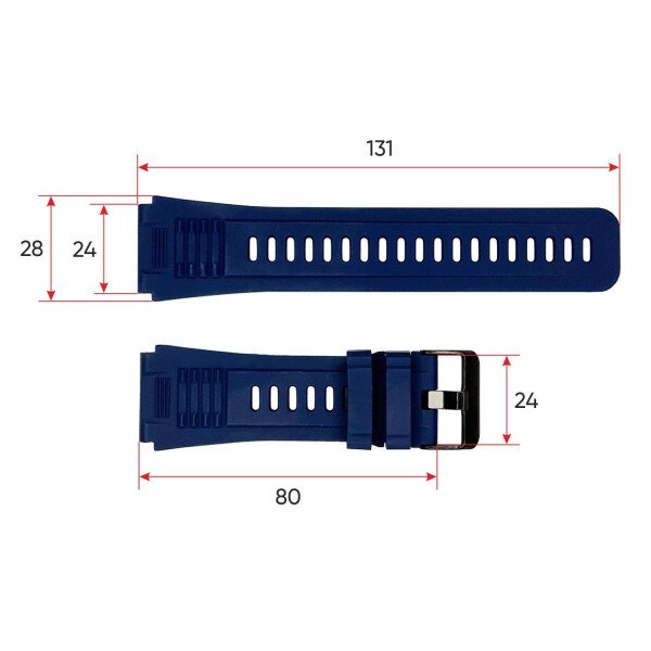 Ремінець для смарт годинника NX8 Blue фото 4