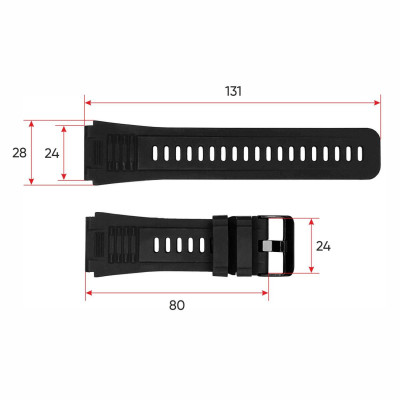 Ремінець для смарт годинника Modfit Expedition Compass Black