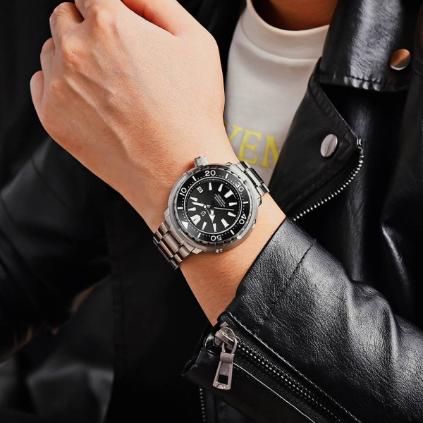 Мужские часы Pagani Design PD-1695 Silver-Black Steel фото 3